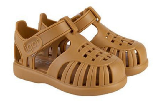 Tobby Solid Jelly Sandal | Mustard