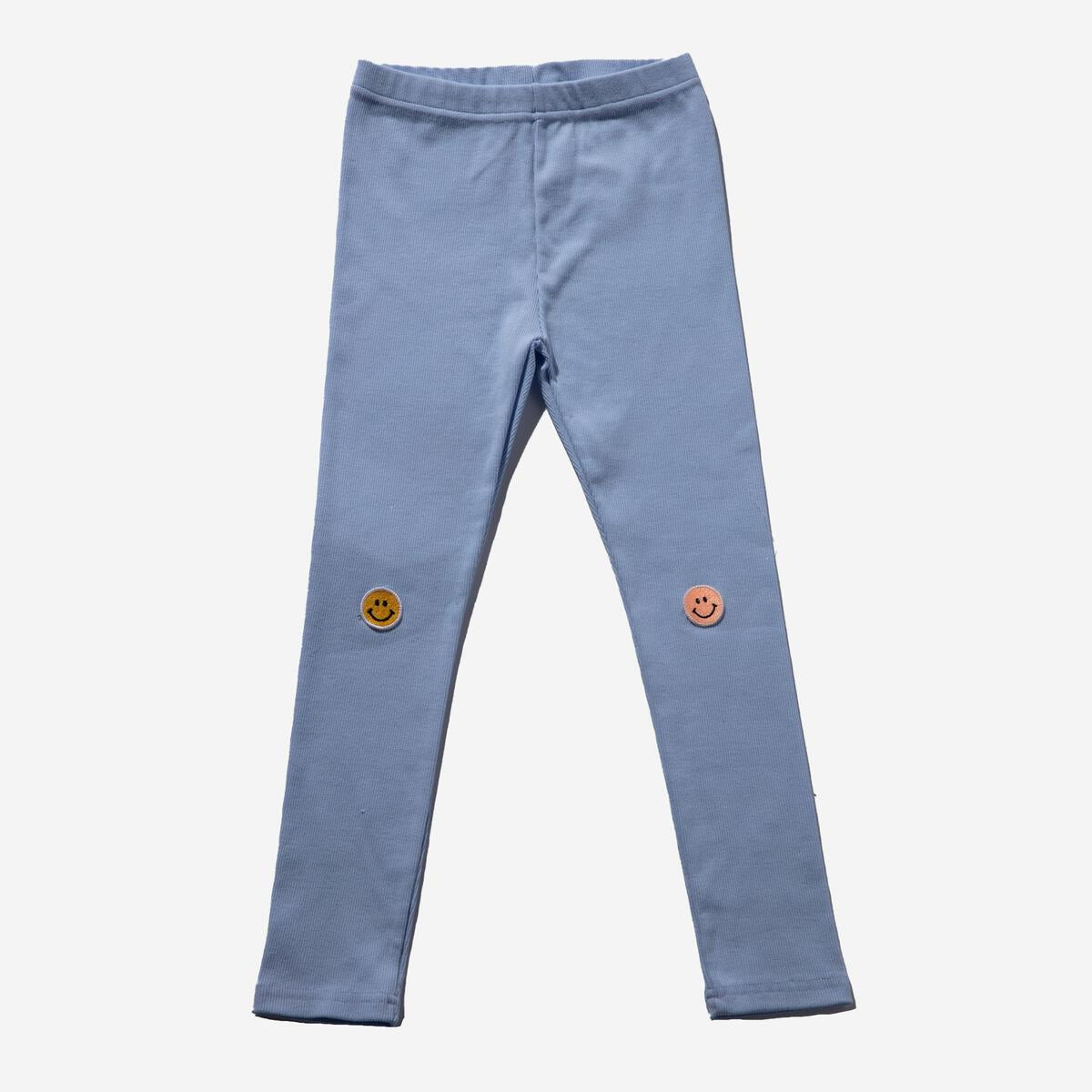 Smile Leggings | Sky Blue