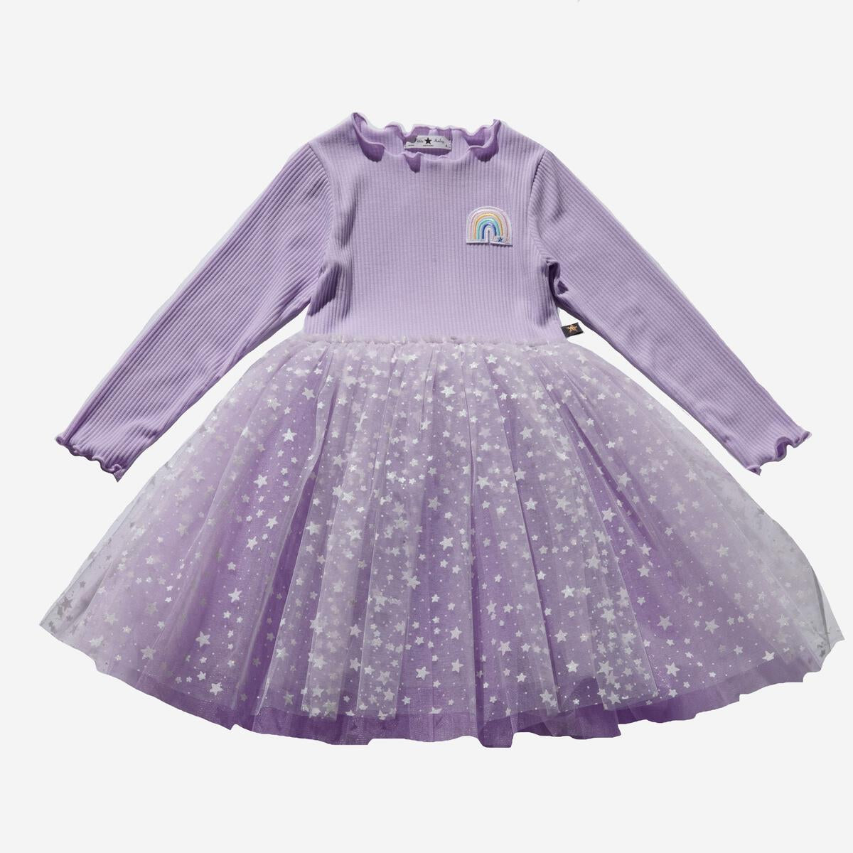 Patched Tutu Dress | Lilac