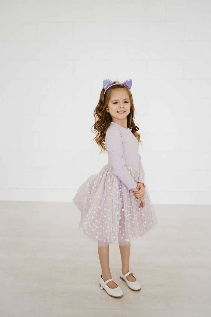 Patched Tutu Dress | Lilac