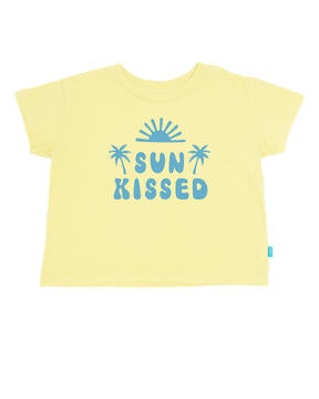 SUN KISSED CROP TEE | SUNSHINE