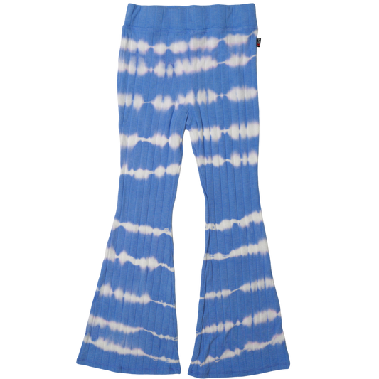 Fitted Flare Pant | Periwinkle Tie Dye