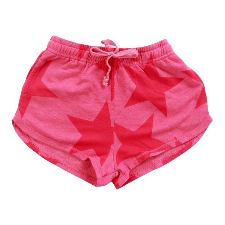 Stars Athletic Shorts | Hot Pink