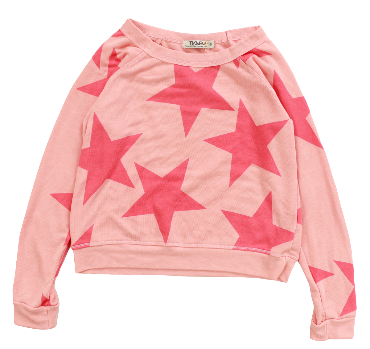 Stars Crew Top | Coral