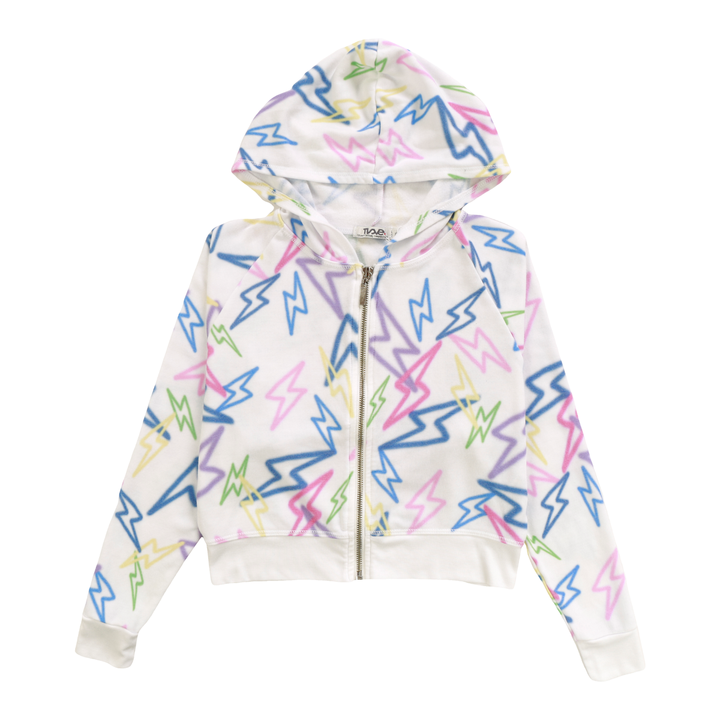 Hooded Zip Jacket | Mix Bolts