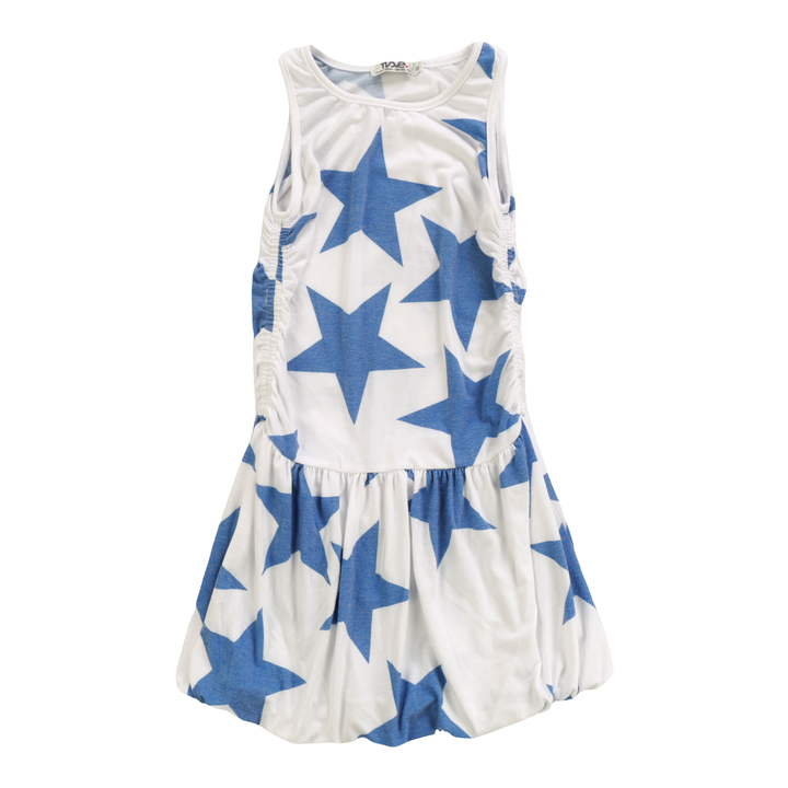 Balloon Tank Dress | White Stars