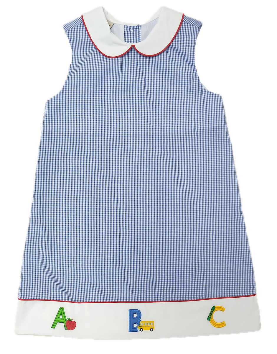 Back To School Gingham A Line Dress