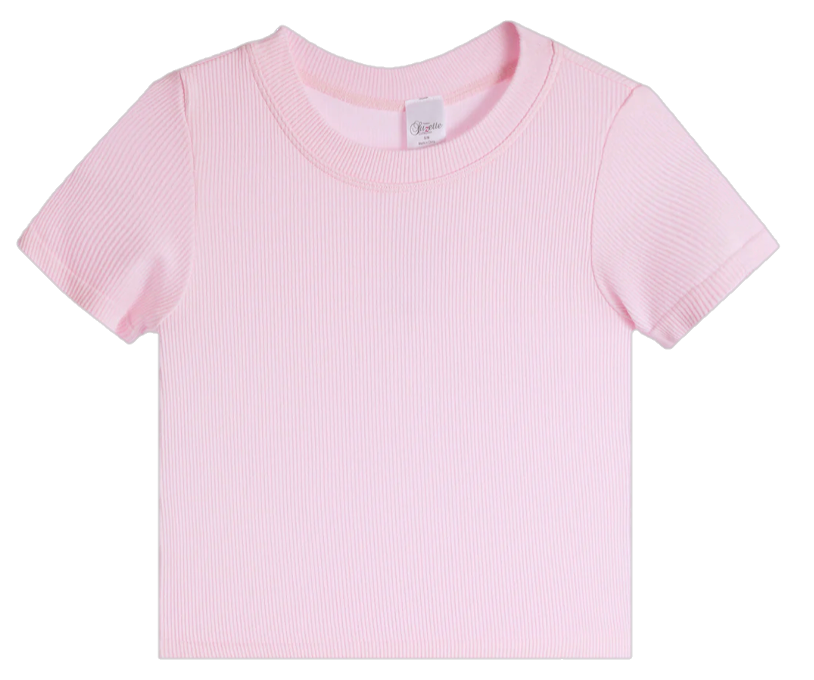 Ribbed Seamless Top | Suzette Pink
