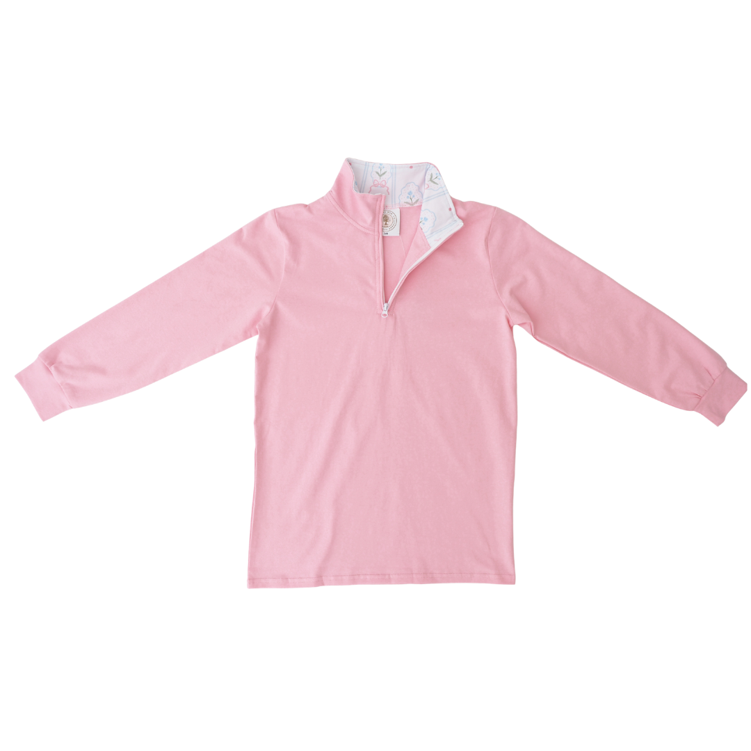 Rose Cameo Stripe Hampton Half Zip