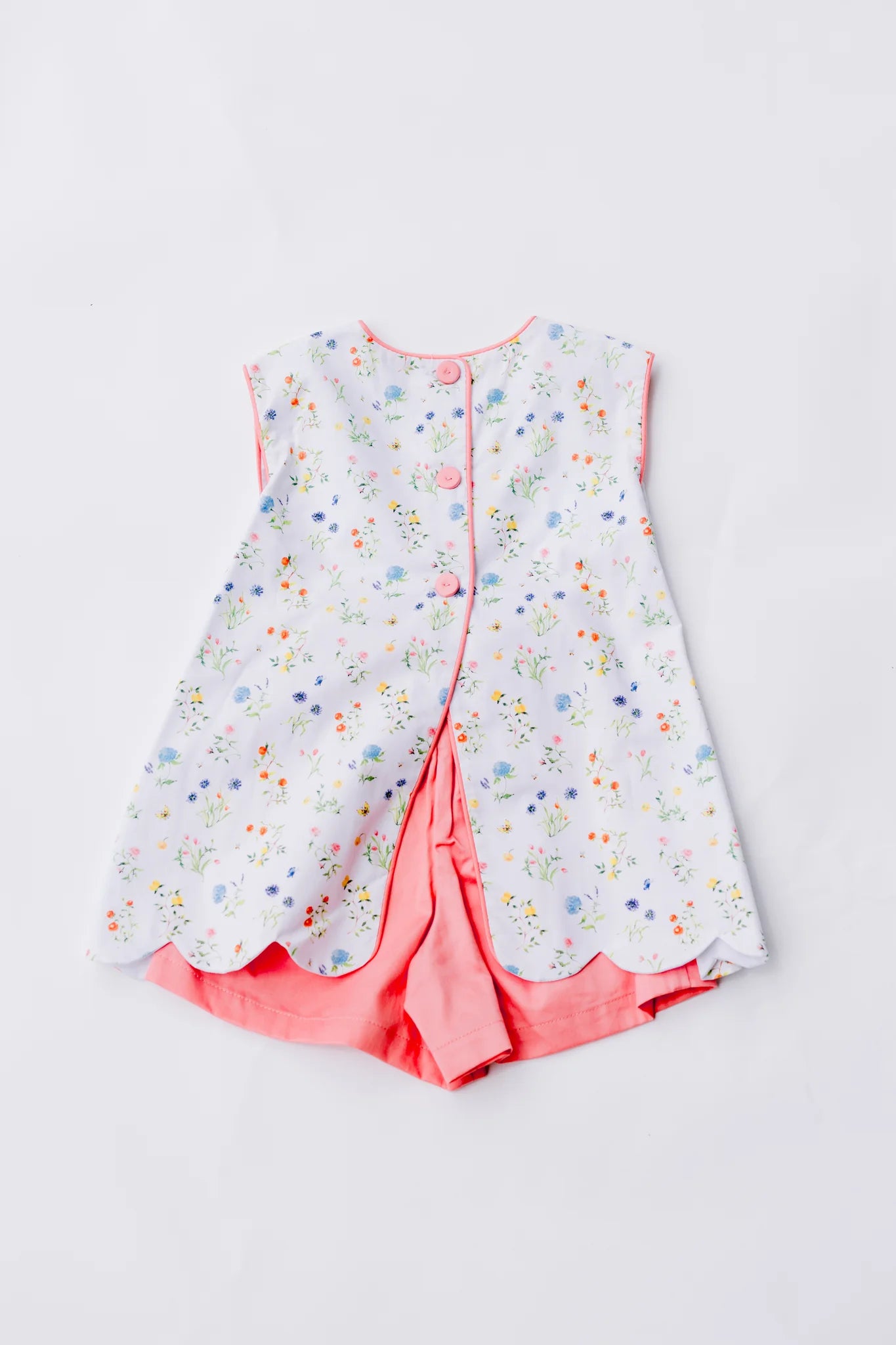 Summer Floral Bloomer/Short Set