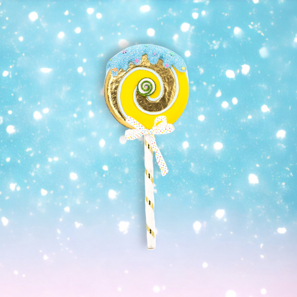 Yellow Lollipop Pick