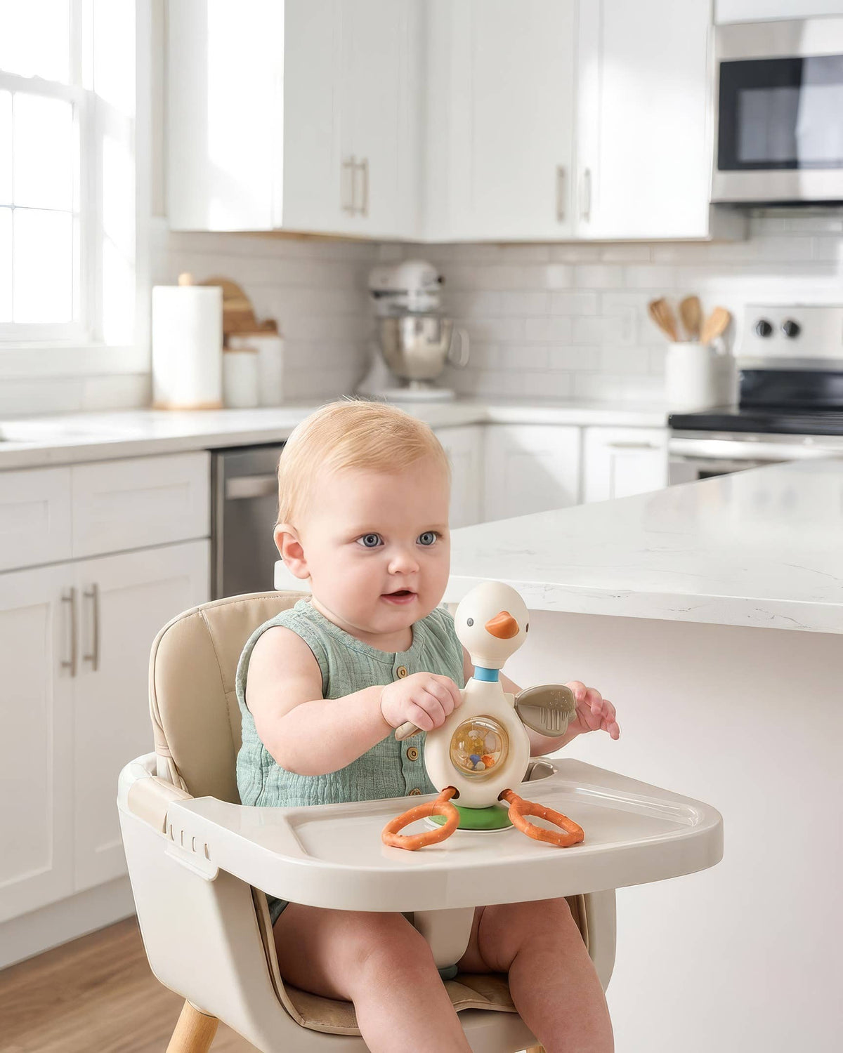 Itzy Twist & Bop™ | High Chair Sensory Toy Goose