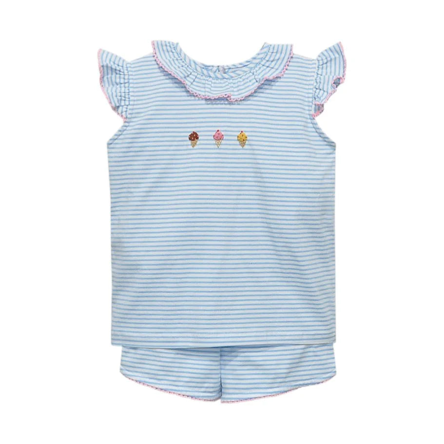 Blue Gemma Bloomer Set I Scoop of Ice Cream