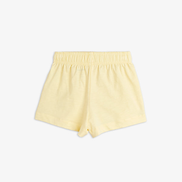 Jogging Embroidered Shorts | Yellow