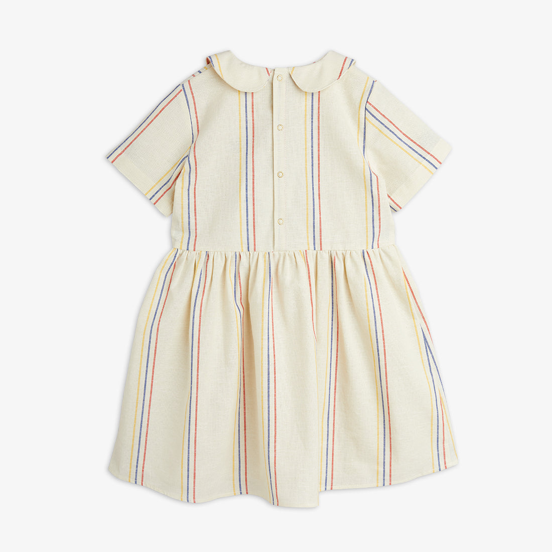 Stripe Woven Heart Dress | Off White