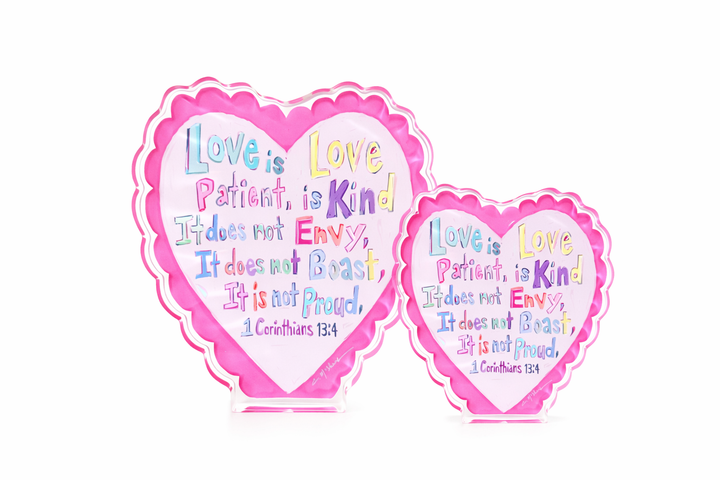 "Love Heart" | Mini Acrylic Shelfie