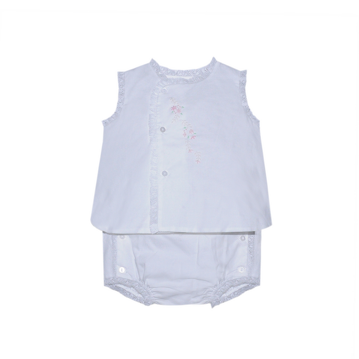 Blanche Diaper Set | White