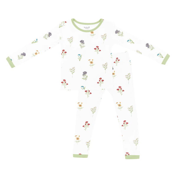 Kyte Baby Toddler Pajama Set | Wildflower