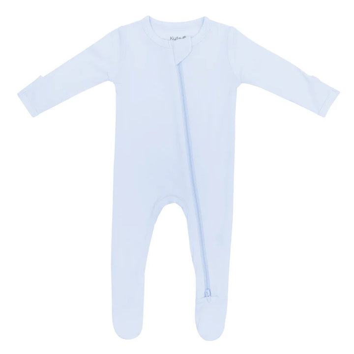 Kyte Baby Zippered Bamboo Footie | Mist