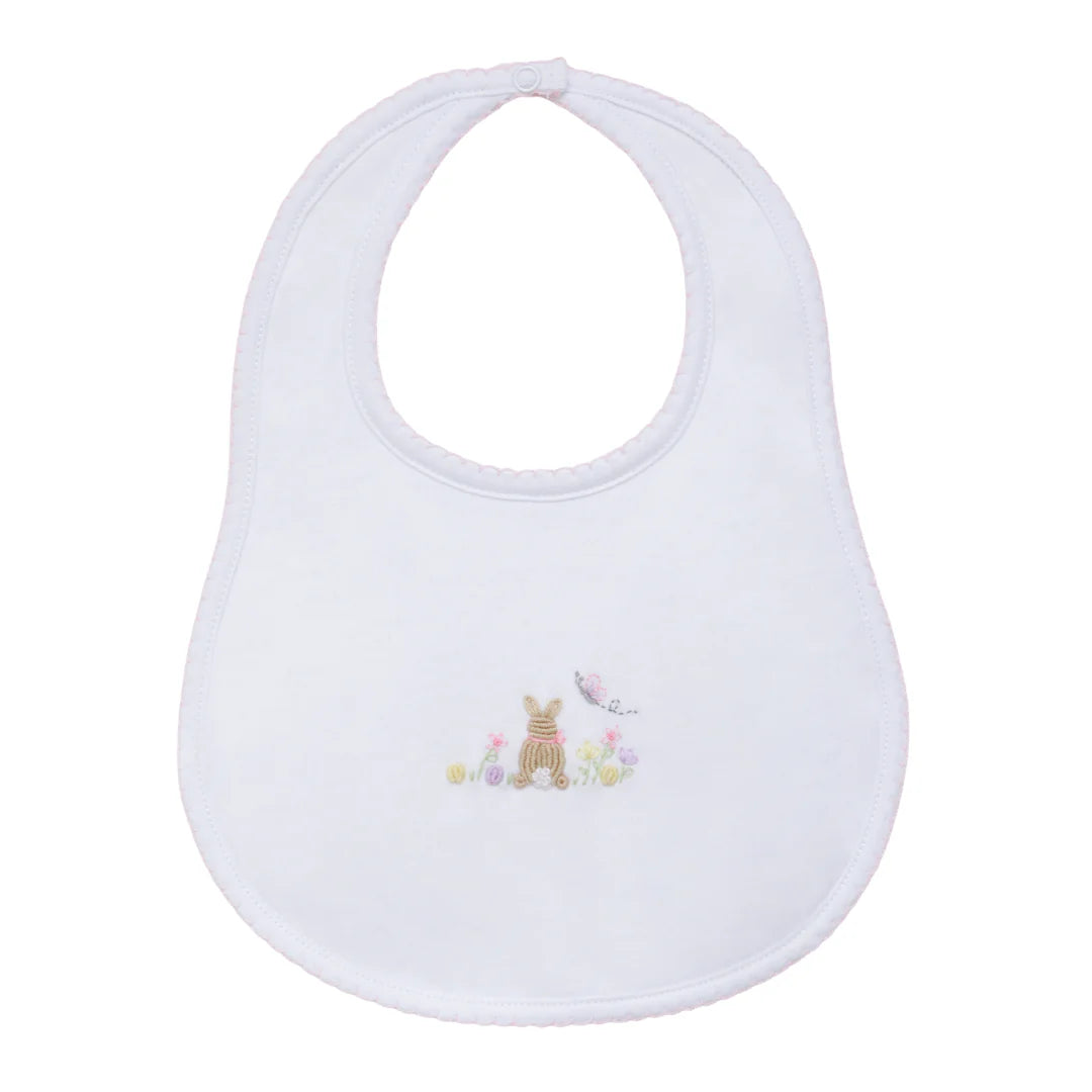 Bunny's Basket Bib I Pink