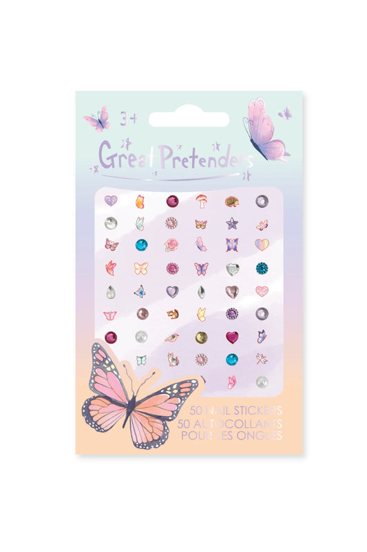 Butterfly Nail Stickers | 50 Pcs