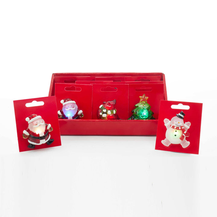 LED Christmas Pins
