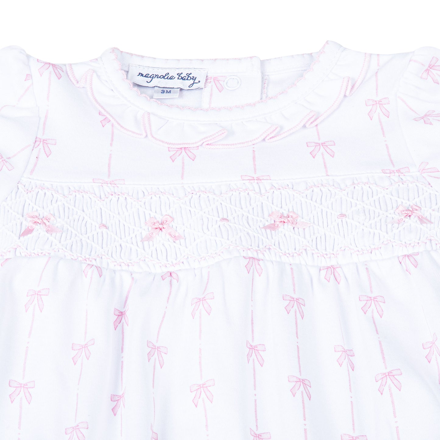Amelia's Classics Smocked Printed Bubble