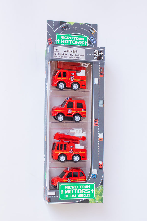 Micro Town Motors Die Cast Vehicles | Fire