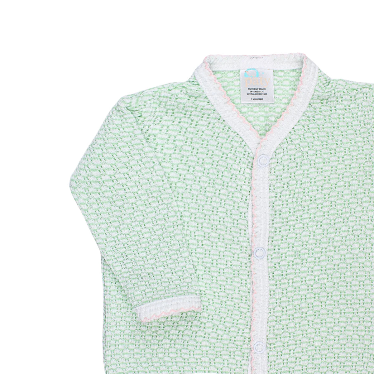 Mint Knit Footie