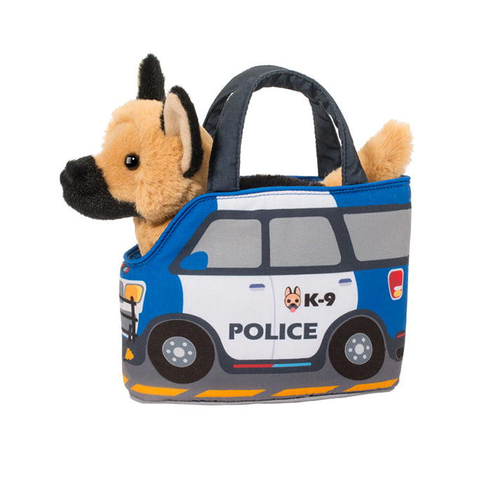 Police Car Pet Sak w German Shepherd