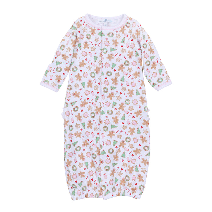 Frosted Wonderland Printed Ruffle Converter | Pink