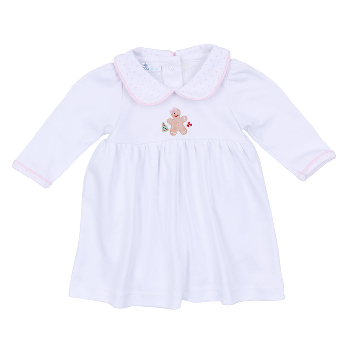 Frosted Wonderland Collared Dress Set | Pink