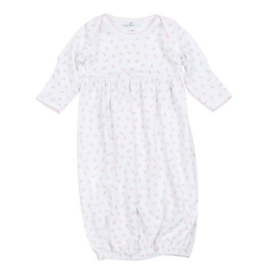 Juliette's Classics Printed Gathered Gown