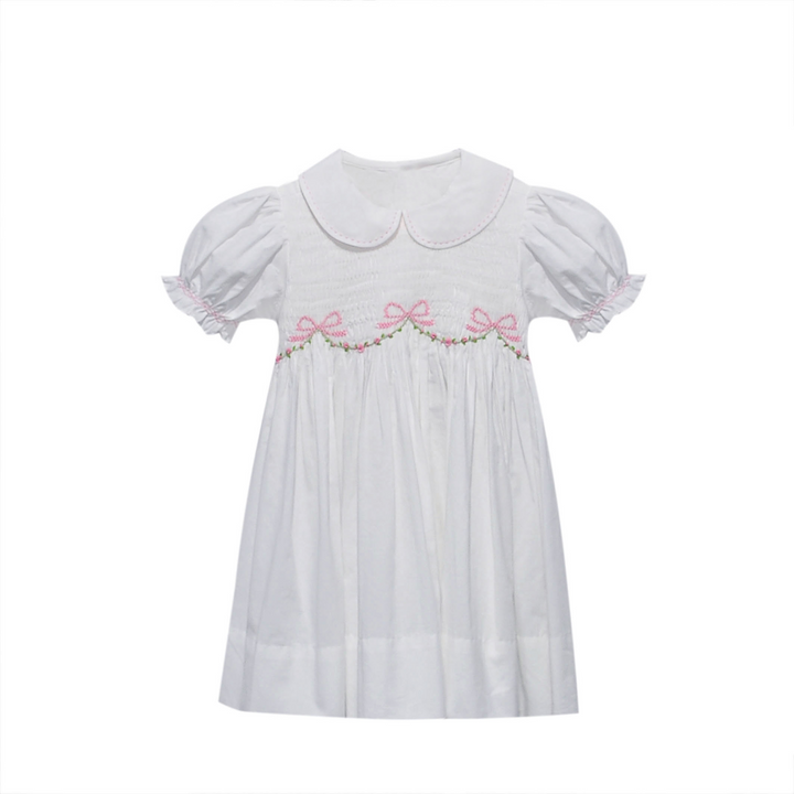 White Juliette Dress | Spring Ribbons & Roses