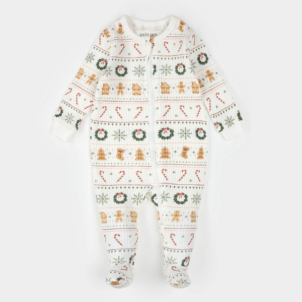 Thermal Footed Sleeper | Holiday Treats Fair Isle