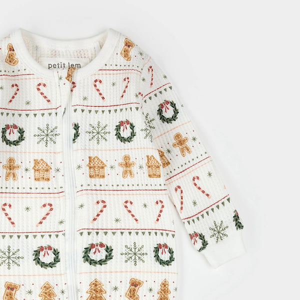 Thermal Footed Sleeper | Holiday Treats Fair Isle