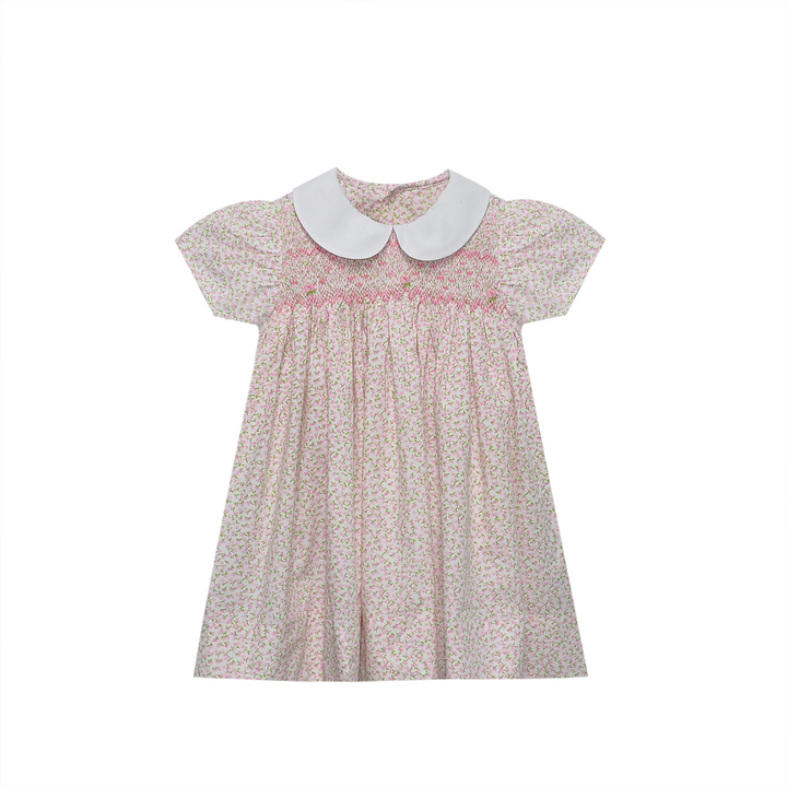 Pink Flower Asher Dress | In Full Bloom
