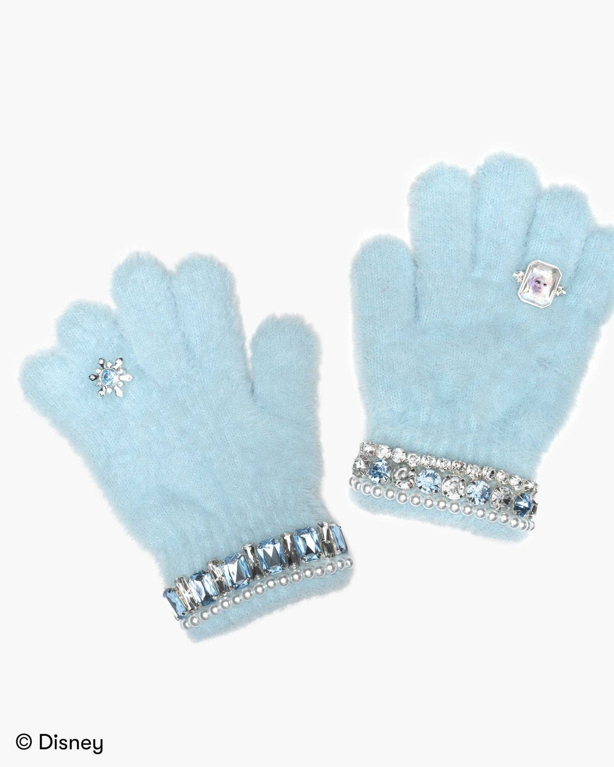 Disney Frozen Elsa Jeweled Gloves