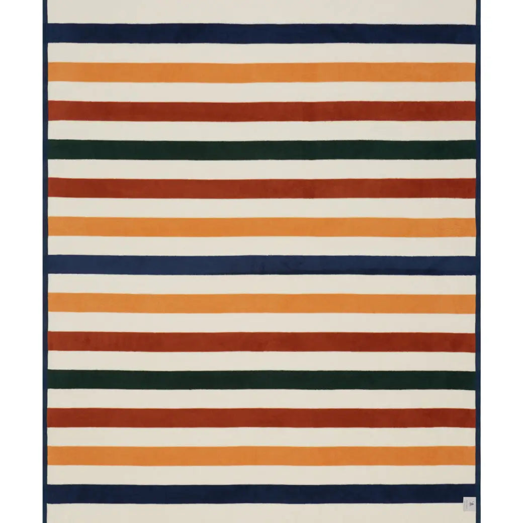 Vintage Casco Bay Stripe Blanket