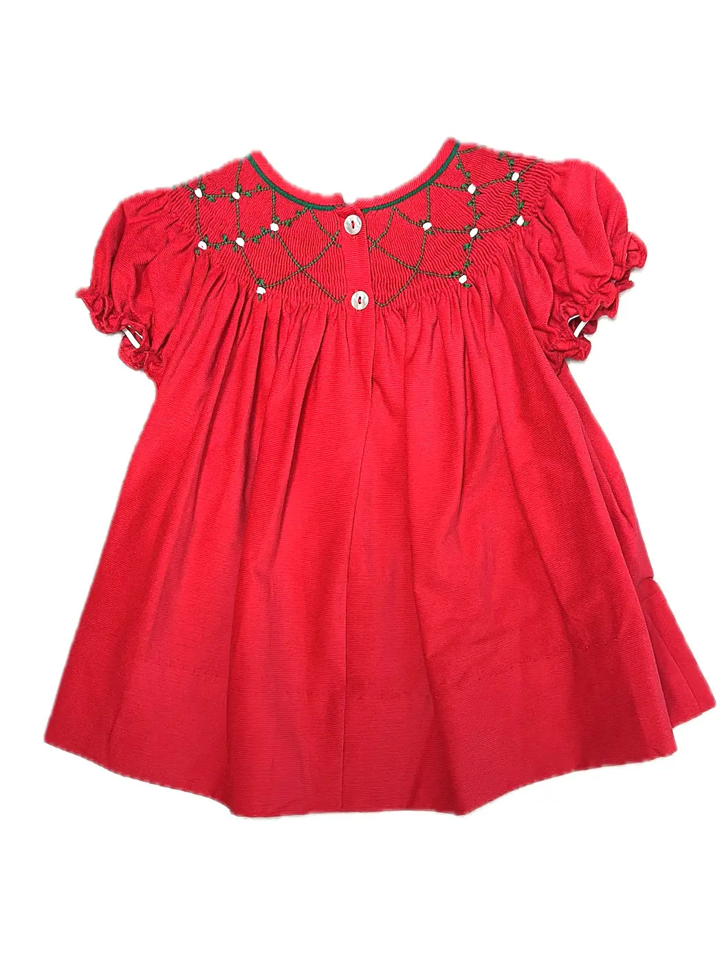 Christmas Classic Red Bishop Dress Set