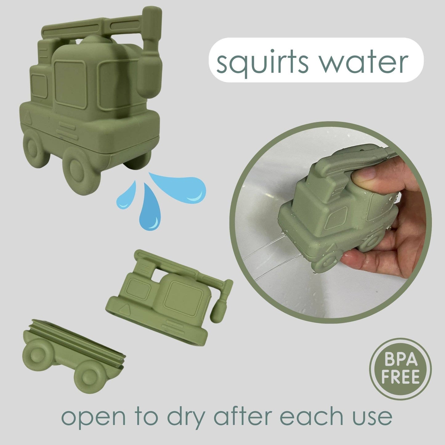 Silicone 3pc Water Set | Construction