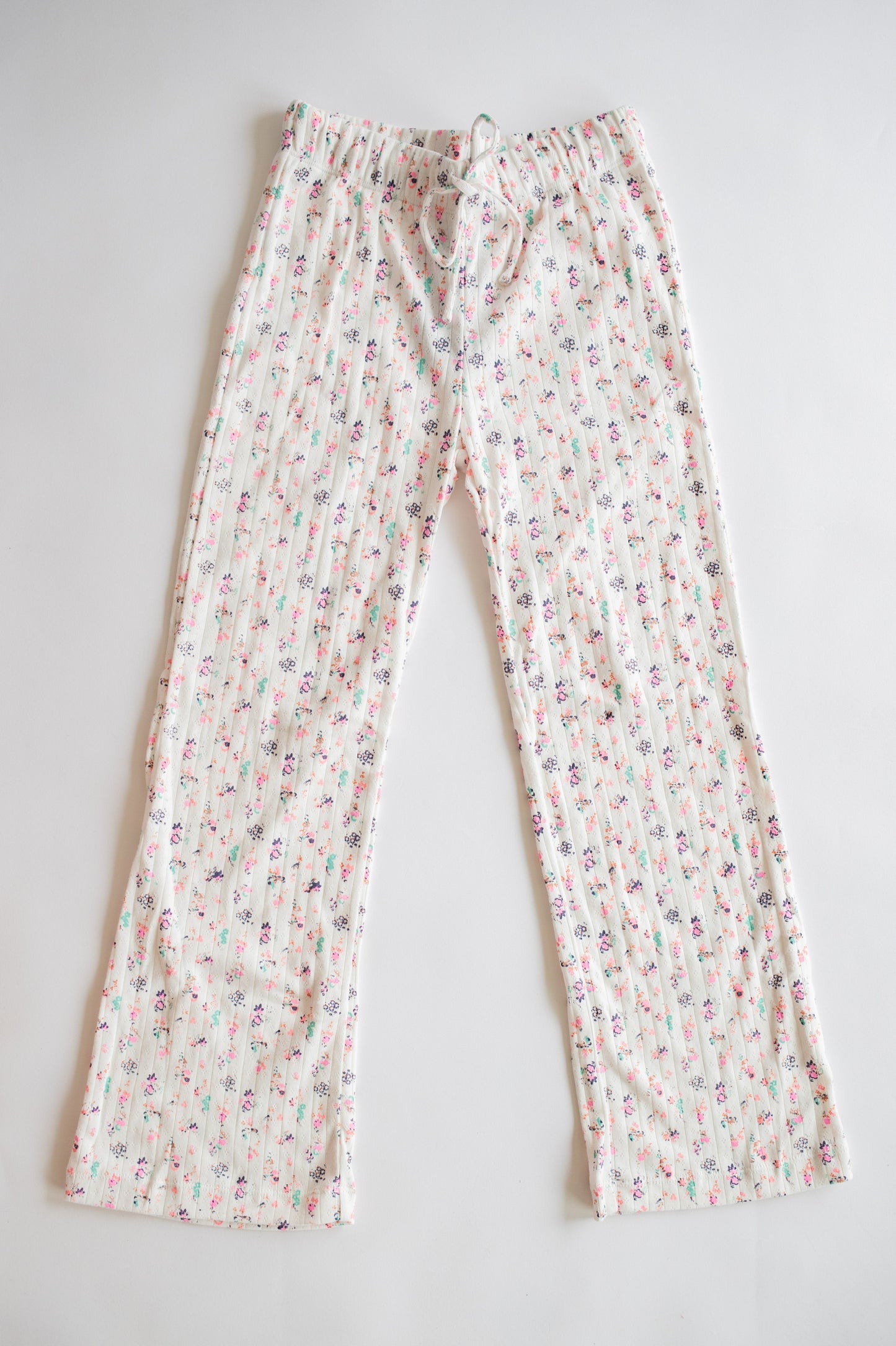 Pointelle Pant | Off White Multi Flower