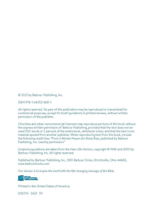 3-Minute Prayers for Brave Boys