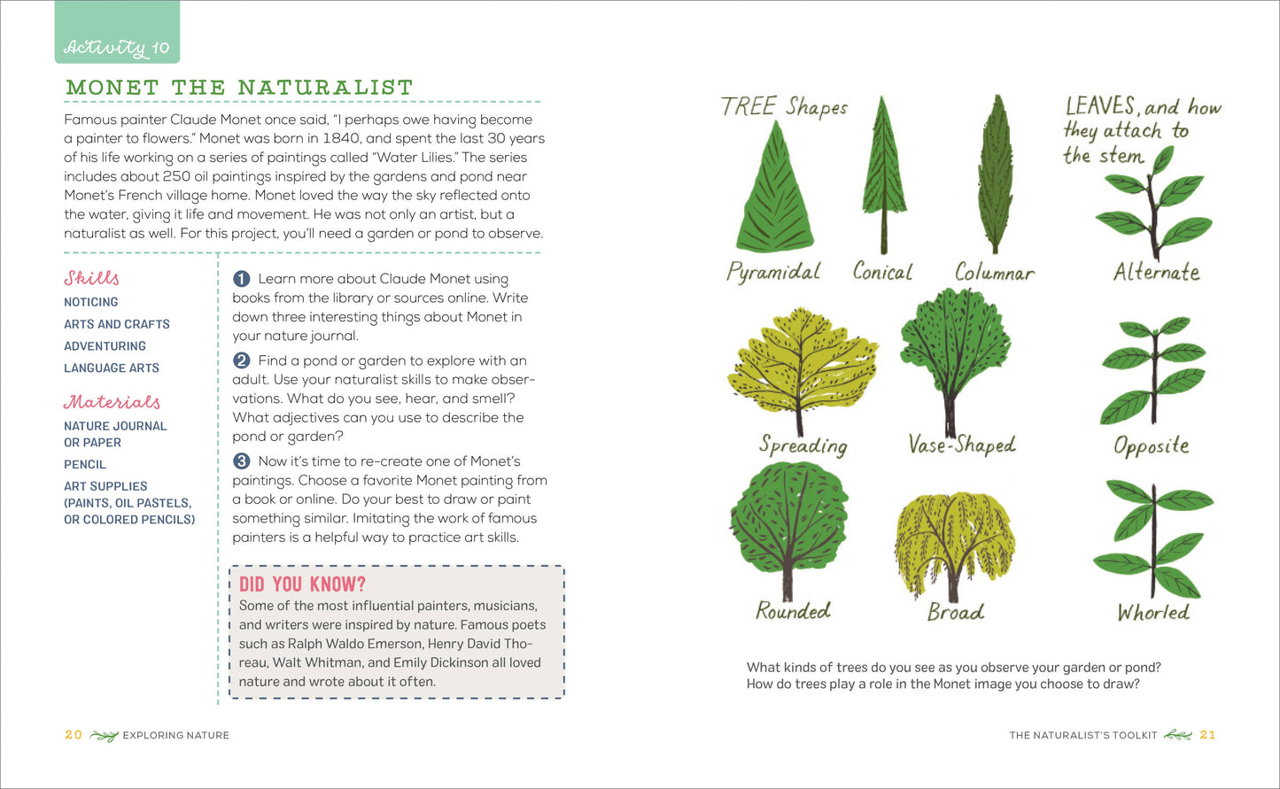 Exploring Nature Activity Book for Kids