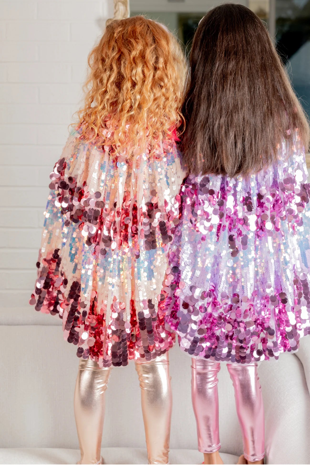 The 5th Avenue Pailette Cape | Purple