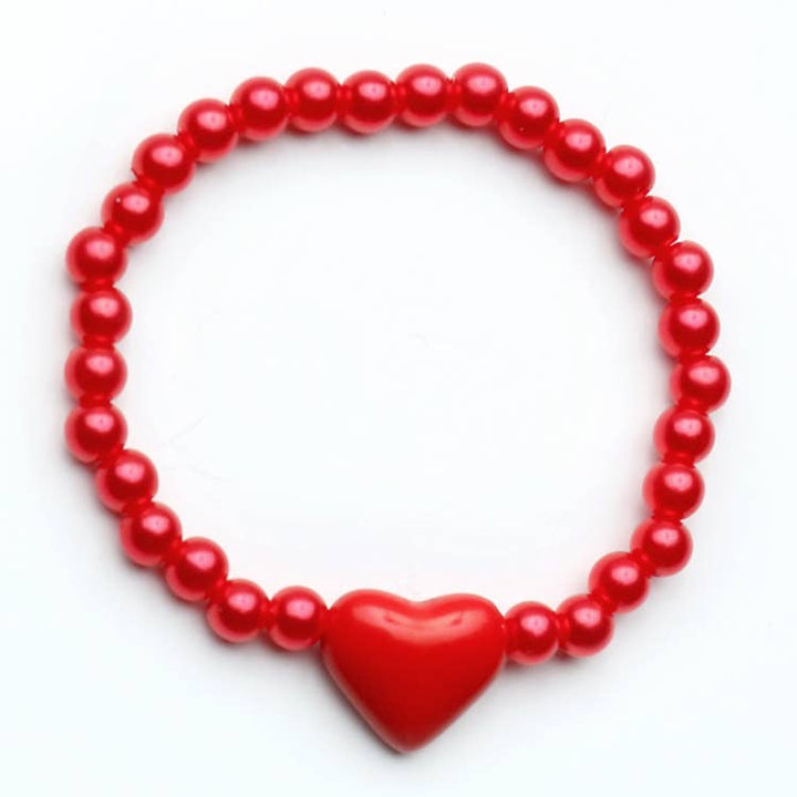 Heart Bracelet | Red