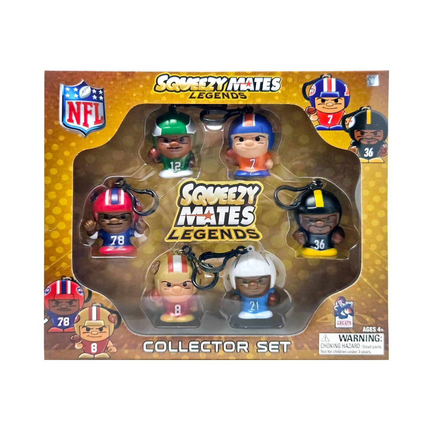 NFL SqueezyMates Legends 6-Figure Set 2026
