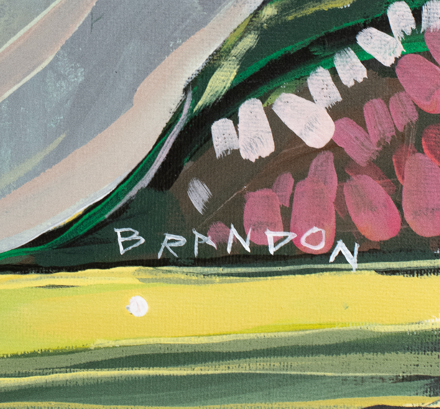 Flag in the Shadows from the Masters | Art Print by Brandon Thomas