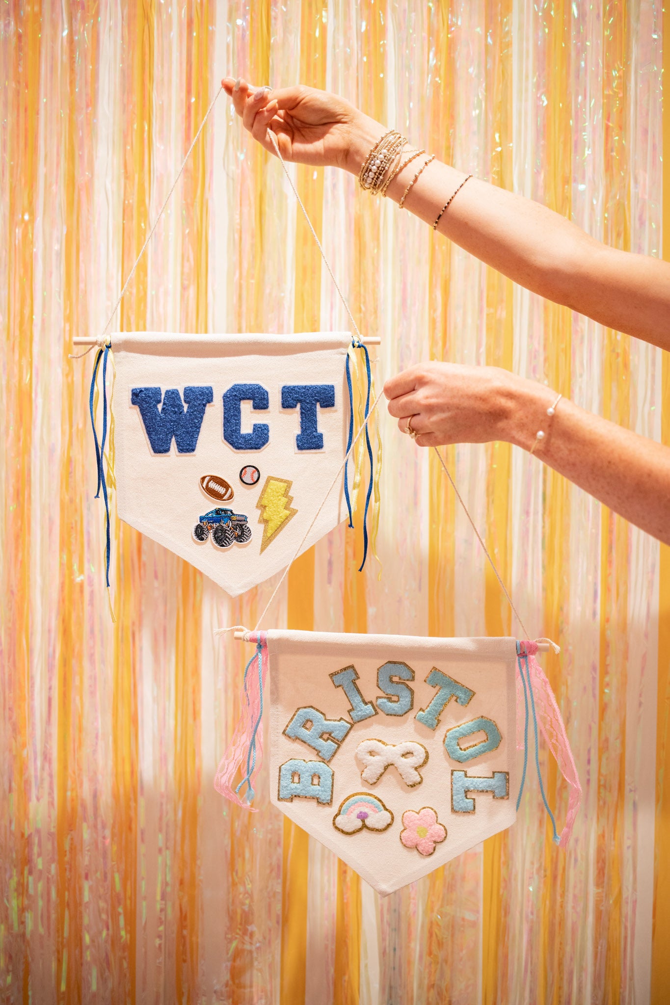 CAMP MAGPIES: Patched Pennants
