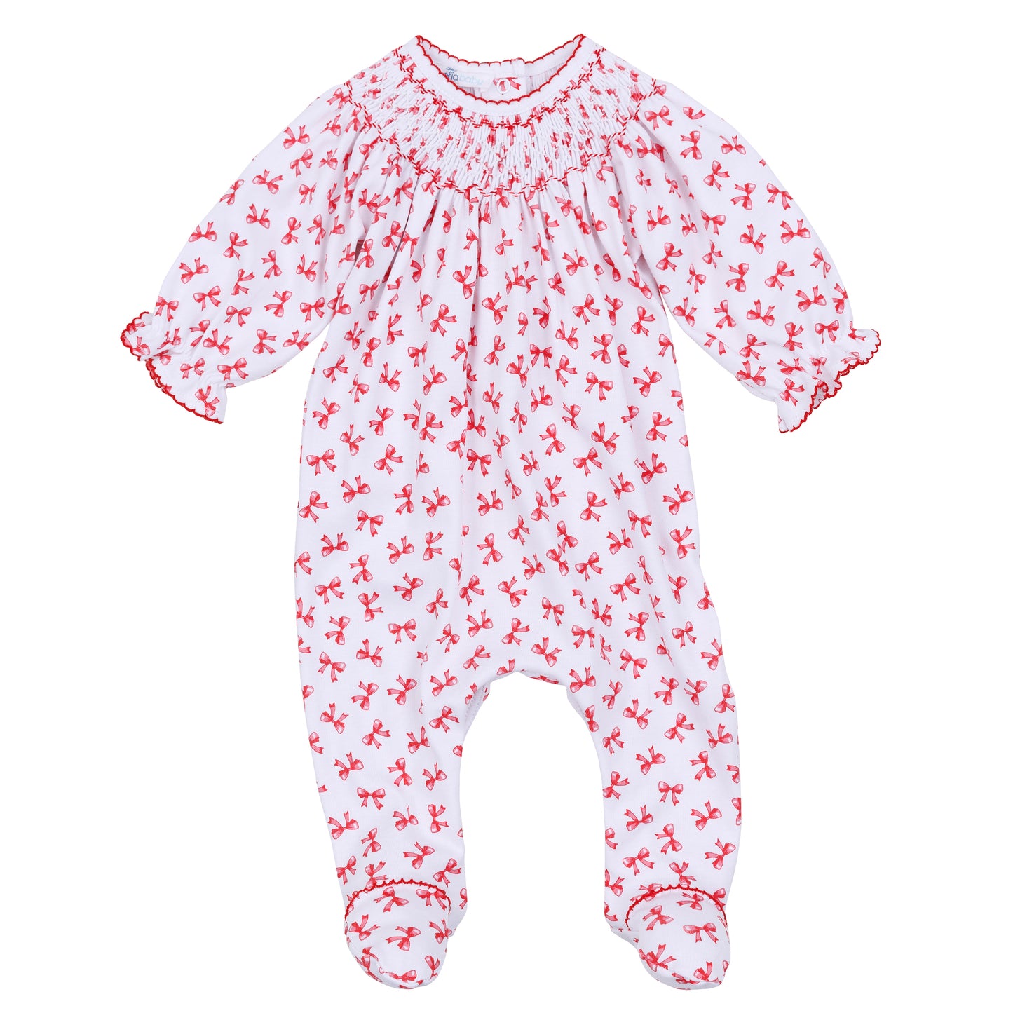 Scarlett Bows Bishop Footie